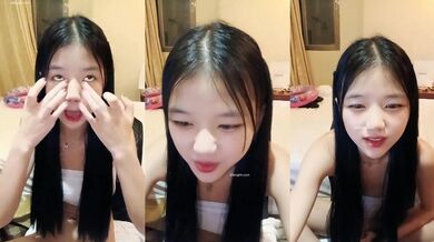 新人，校花级学妹【雅萱】和男友一起看小黄片~学习姿势~无套射，挺招人疼的小美女，推荐一看 (1)